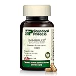 Standard Process Inc. Immuplex - Daily Immune Support Supplement with Folate, Iron, Vitamin C & Vitamin A - Mineral Supplement with Antioxidant Ingredients - 90 Capsules