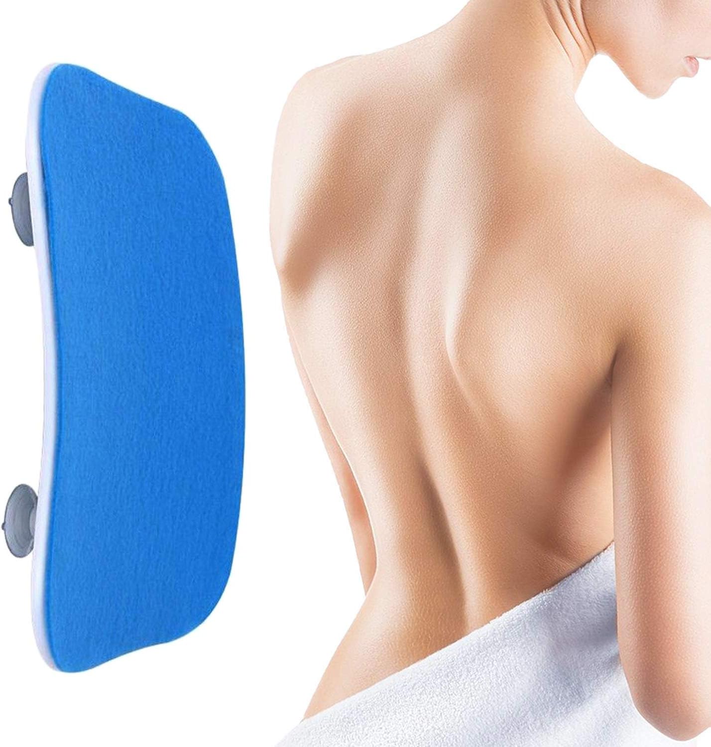 Amazon Com Vvv Silicone Body Scrubber Bath Brush Back Scrubber For Shower Hands Free Exfoliating Natural Loofah Sponge Home Kitchen