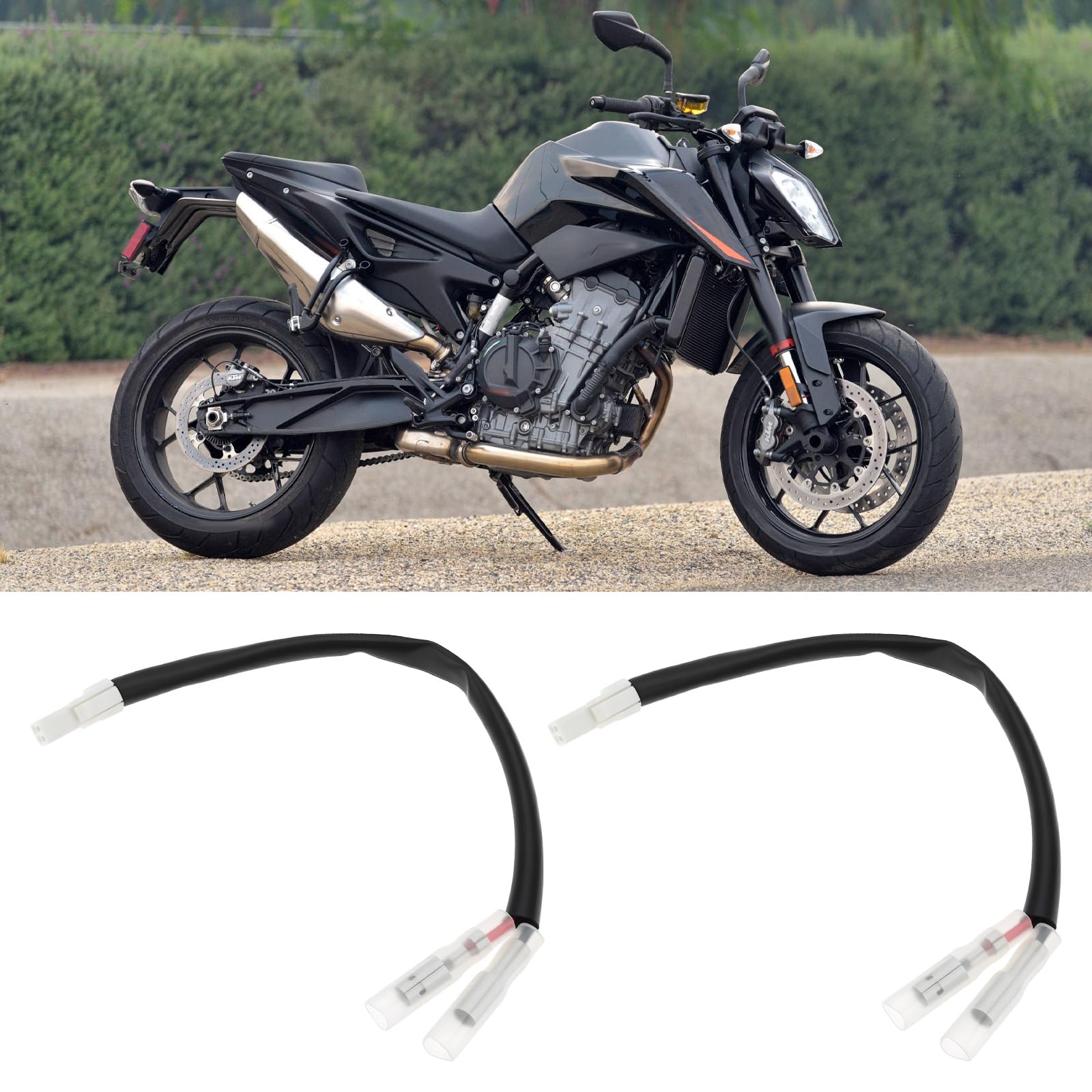 2 Conectores Adaptadores de Cable para Intermitentes LED Mini Compatible con Ducati KTM MV Agusta 2021 890 Chasis