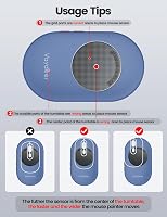 VAYDEER Mouse Jiggler Ultra Subțire cu Timer - Activator PC Silențios, Nedetectabil - Mouse Mover Albastru fără Drivere, Compatibil Windows și Mac 5