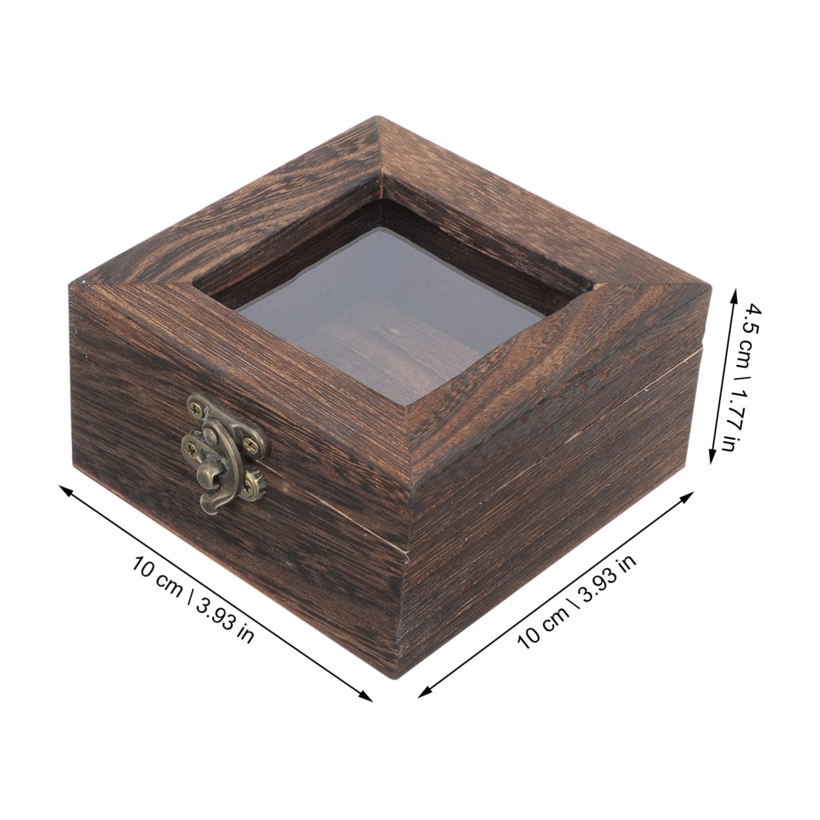 STOBAZA Insect Specimen Display Cabinet Shadow Box for Collection Box Elegant Lid Lock
