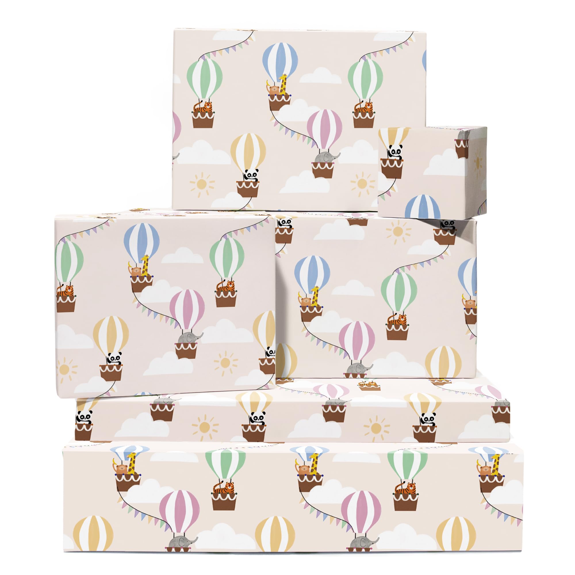 WRAPAHOLIC Rotolo di carta da regalo in carta kraft per baby