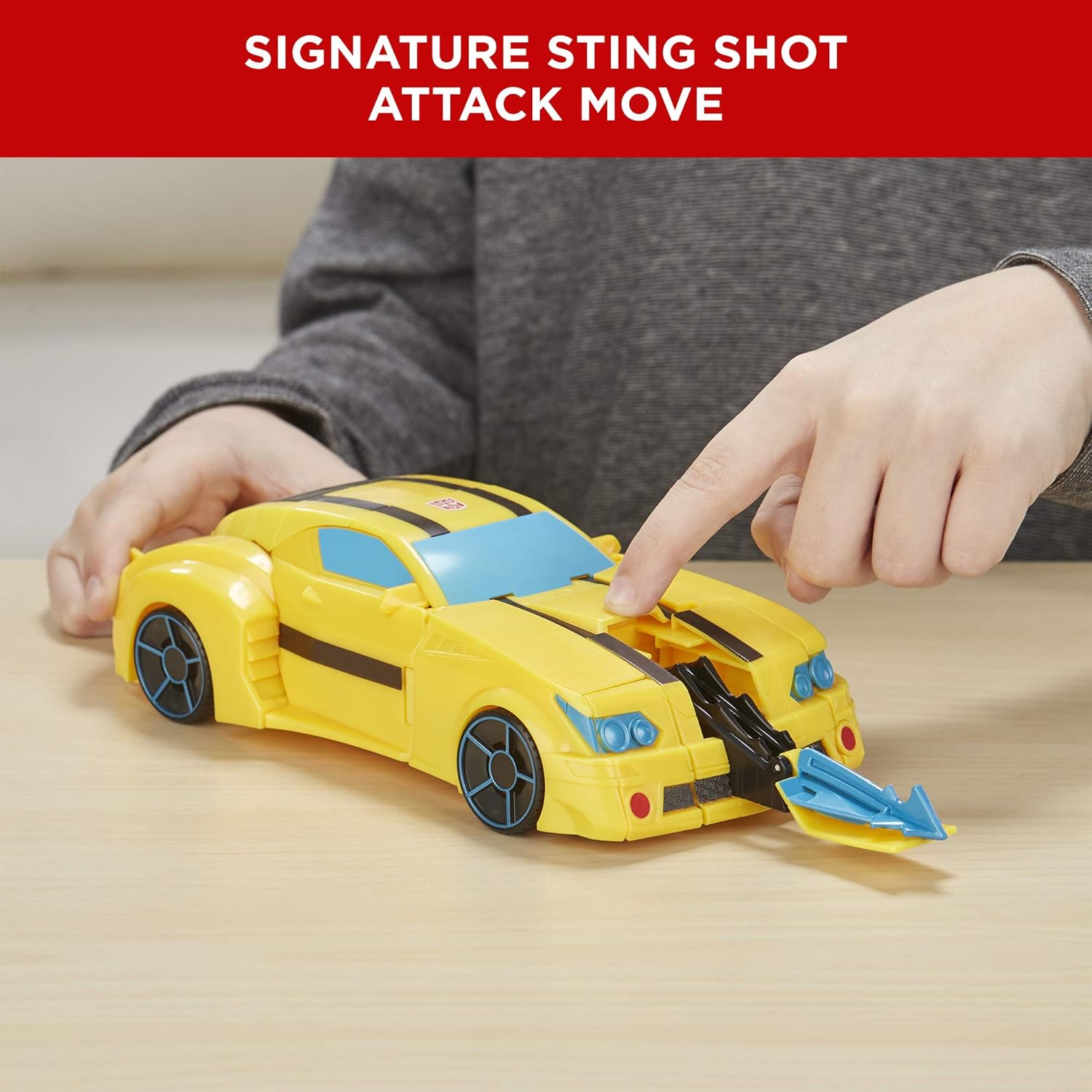 Transformers Cyberverse Action Attackers: Ultimate Class Bumblebee Action Figure Toy