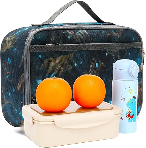 Miniatura 168 de FlowFly - FlowFly - Lonchera térmica para niños, minihielera suave para el regreso a clases, lonchera para niñas, niños, oso Oso,Negro -,negro con