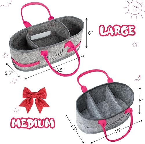 Miniatura 5 de Estuche de transporte de fieltro mejorado para el juego de iniciación de Toniebox, figuras de Tonies, personajes de Tonies, funda Tonie,