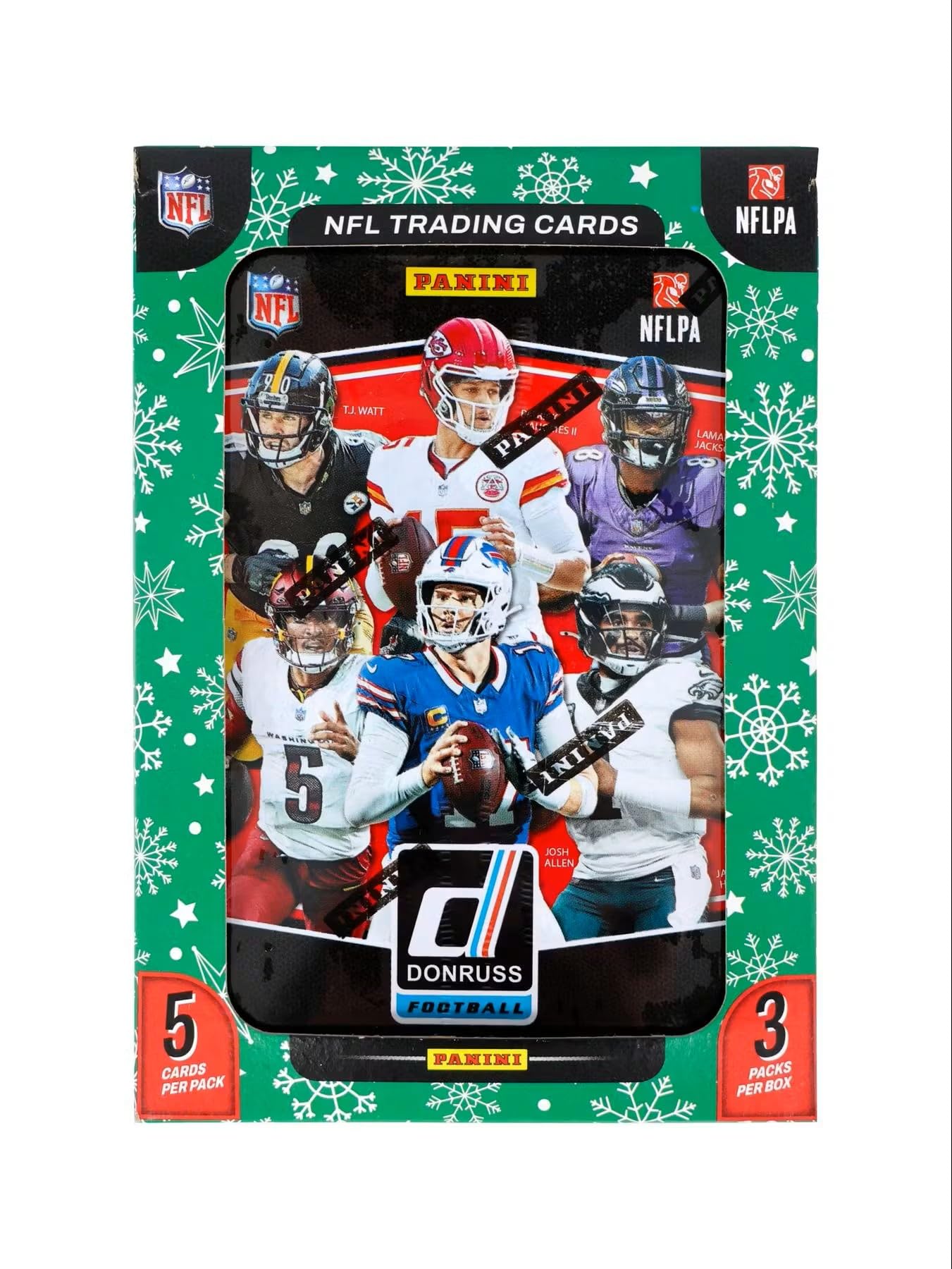 Amazon.com: Panini 2025 Donruss Football Winter Holiday Tin - 3