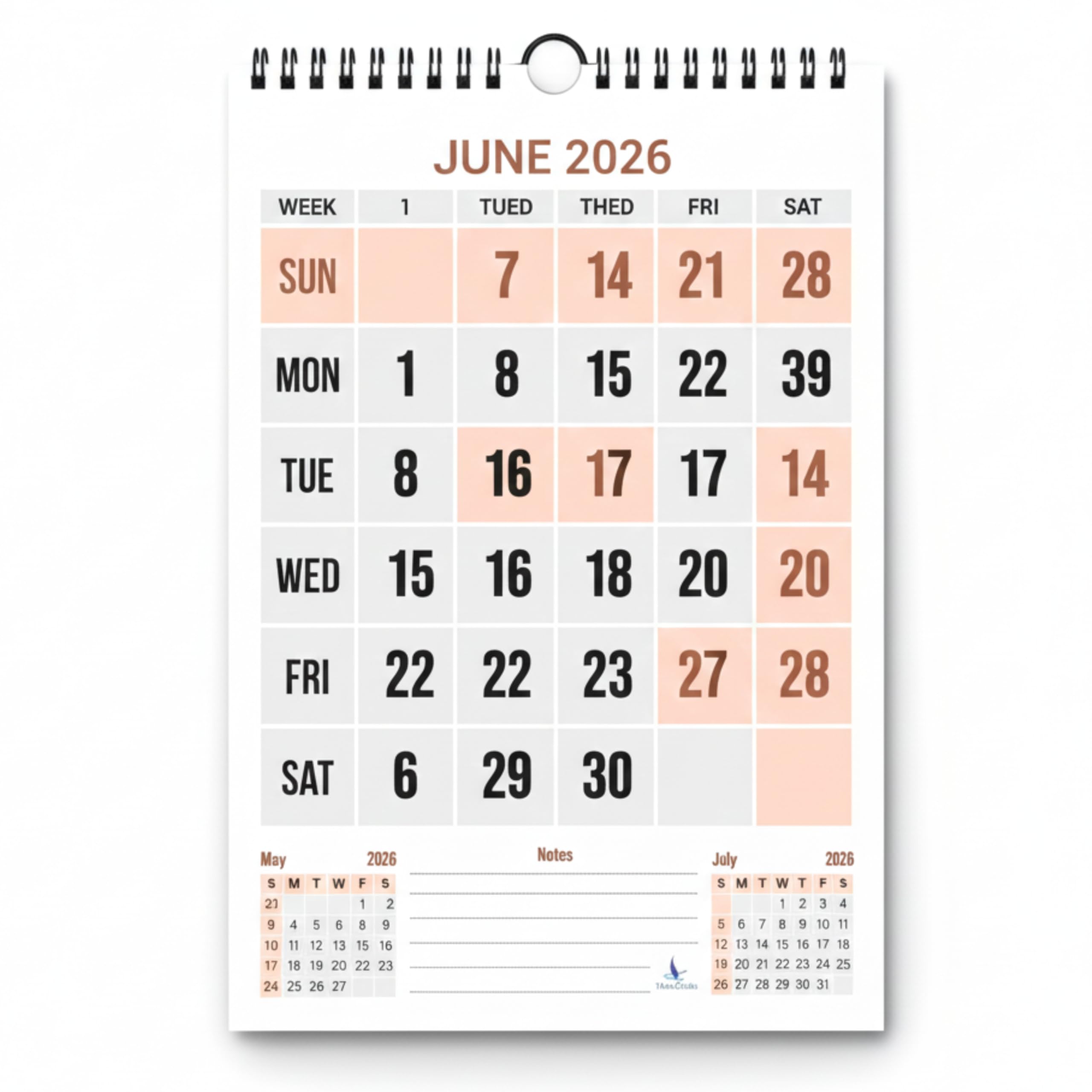 wall calendar (15 months oct 2024 to dec 2025) 2025 -Size 12 by 18 inch Wall Calendar Large Dates with Space for Marks/Notes (mix, 12x18)-image-16