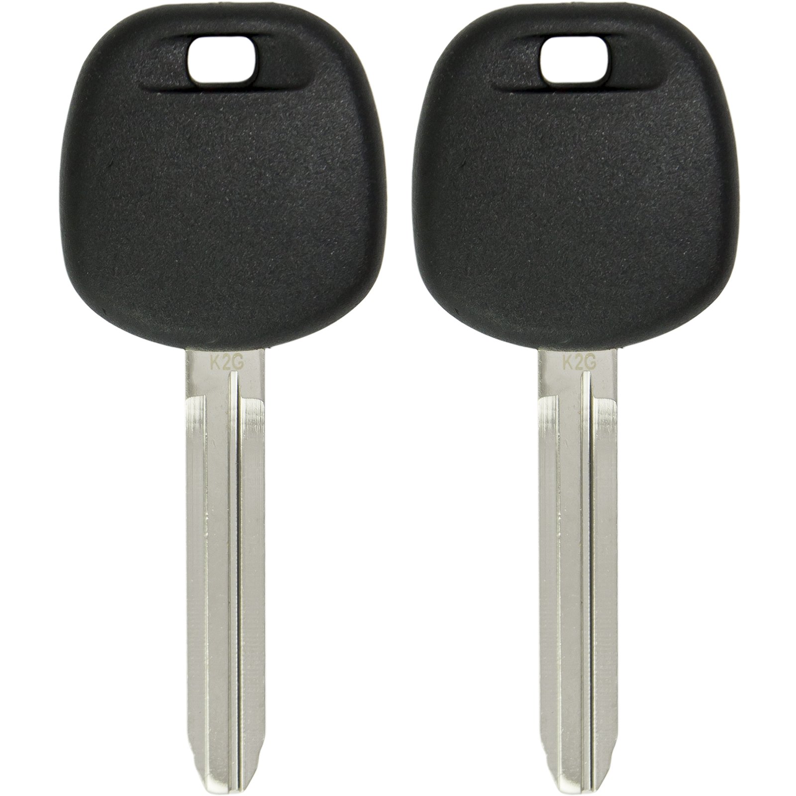 Keyless2Go Replacement for 2 Transponder Ignition Chip Car Key TOY44G-PT for Corolla Camry Avalon Rav4