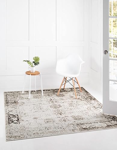 Miniatura 30 de Rugs.com Alfombra de la colección Monte Carlo, alfombra mediana de 4 x 6 pies, color borgoña, perfecta para salas de estar, comedores grandes