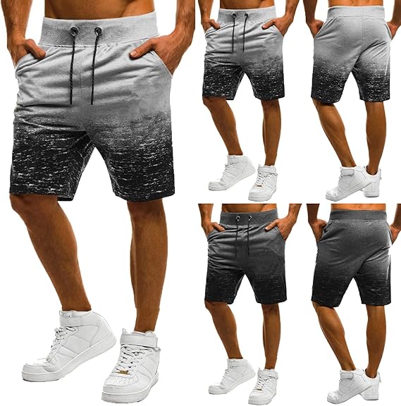 Amazon Vigerkar ショートパンツ メンズ スポーツ ストレッチ 短い 白 ハーフパンツ メンズ トレーニング 大きいサイズ 7分丈 イージーパンツ メンズ 大きいサイズ 涼しい 短パン おしゃれ 半ズボン 筋トレ 半パンツ ショートパンツ 通販