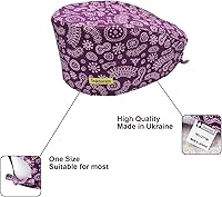 Vista 54 de Print Scrub Caps - Sombrero perfecto para enfermeras, médicos y EMTs..