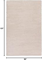 Vista 2 de Surya Alfombra Kindred, 8 x 10 pies, color blanco