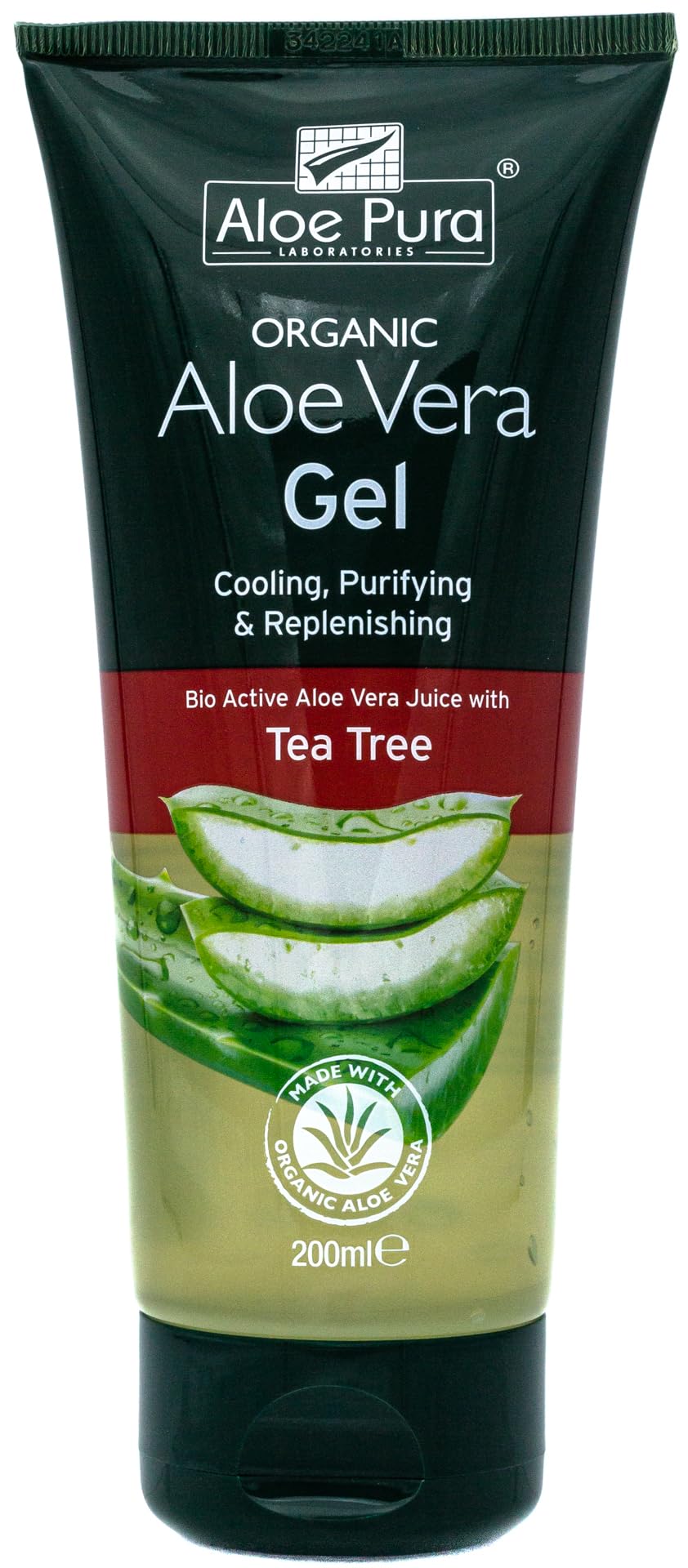 ALOE PURA Aloe Vera Gel & Tea Tree 200ml (PACK OF 4)