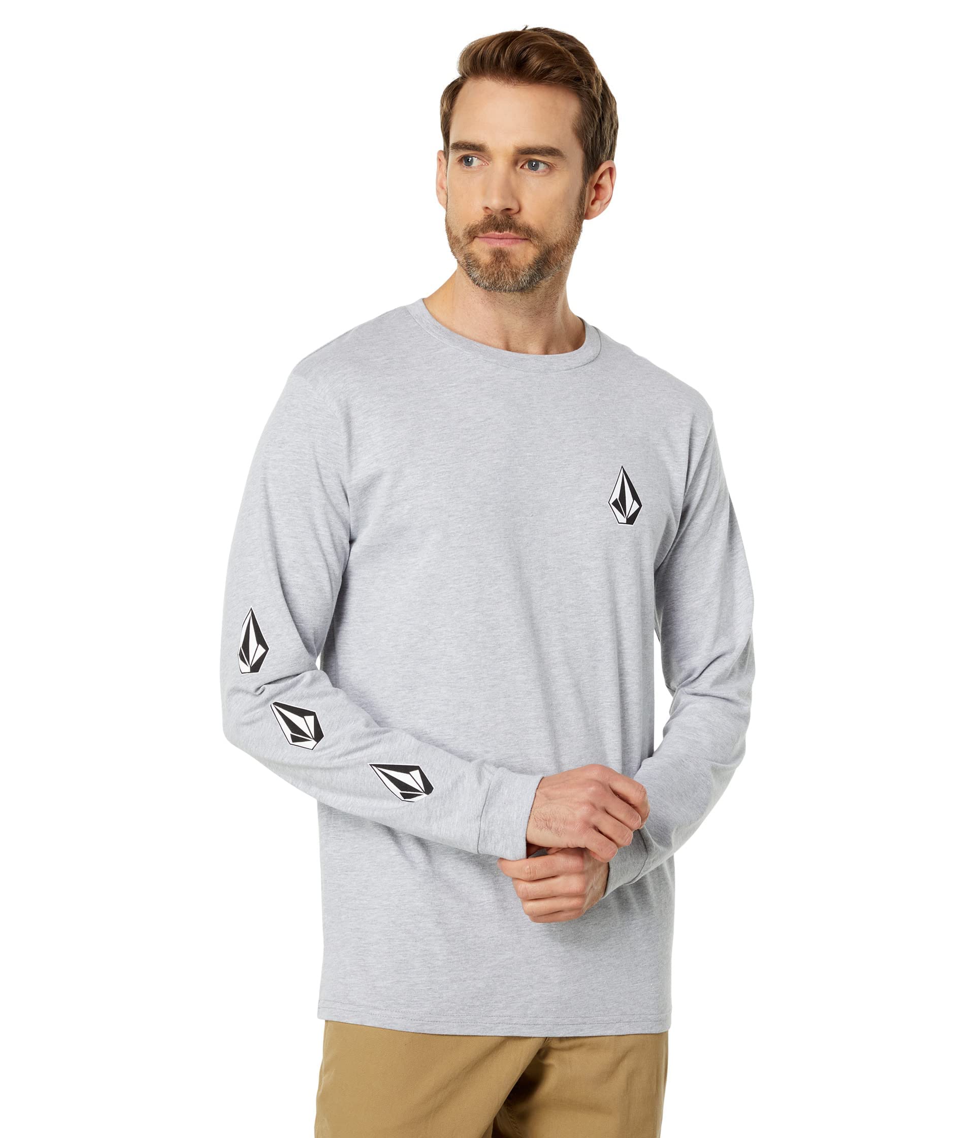VolcomMen's Iconic Deadly Stones Long Sleeve T-Shirt