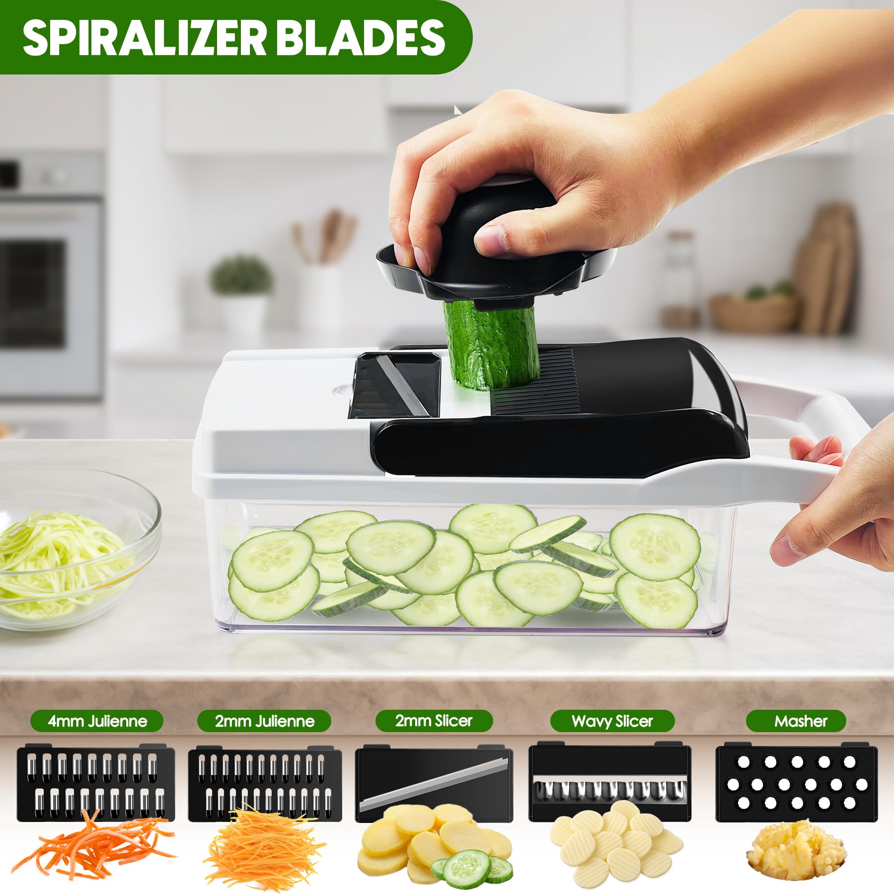 ECLENYES Vegetable Chopper - 23-in-1 Slicer -4
