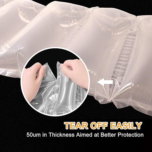 Miniatura 7 de Almohadas de aire para envío con bomba de embalaje, bolsas de aire, 400 unidades inflables, suministros de envío, relleno de caja, materiales de