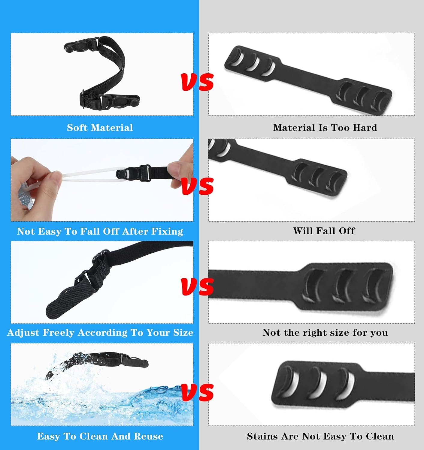 12 Pcs Mask Extenders, Adjustable Mask Holder of Head to Protect Ears (Comfortable Fit)