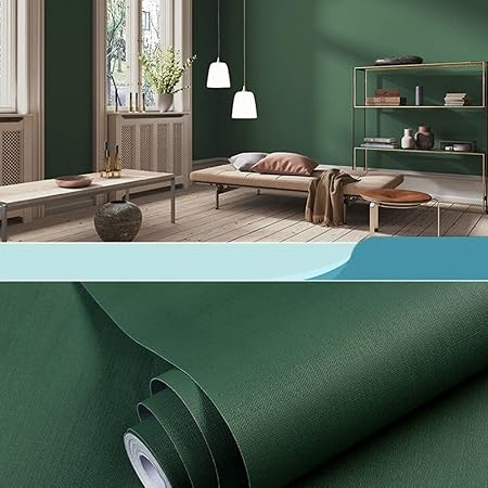 Amazon Co Jp グレー リメイクシート コンクリート風 壁紙シール はがせる おしゃれ自粘着 防水 床シート ビニール壁紙 防油 防汚 キッチン シート 浴室 防水シール 装飾シート 壁 家具補修シール ディープフォレストグリーン 60cm 5m Diy 工具 ガーデン