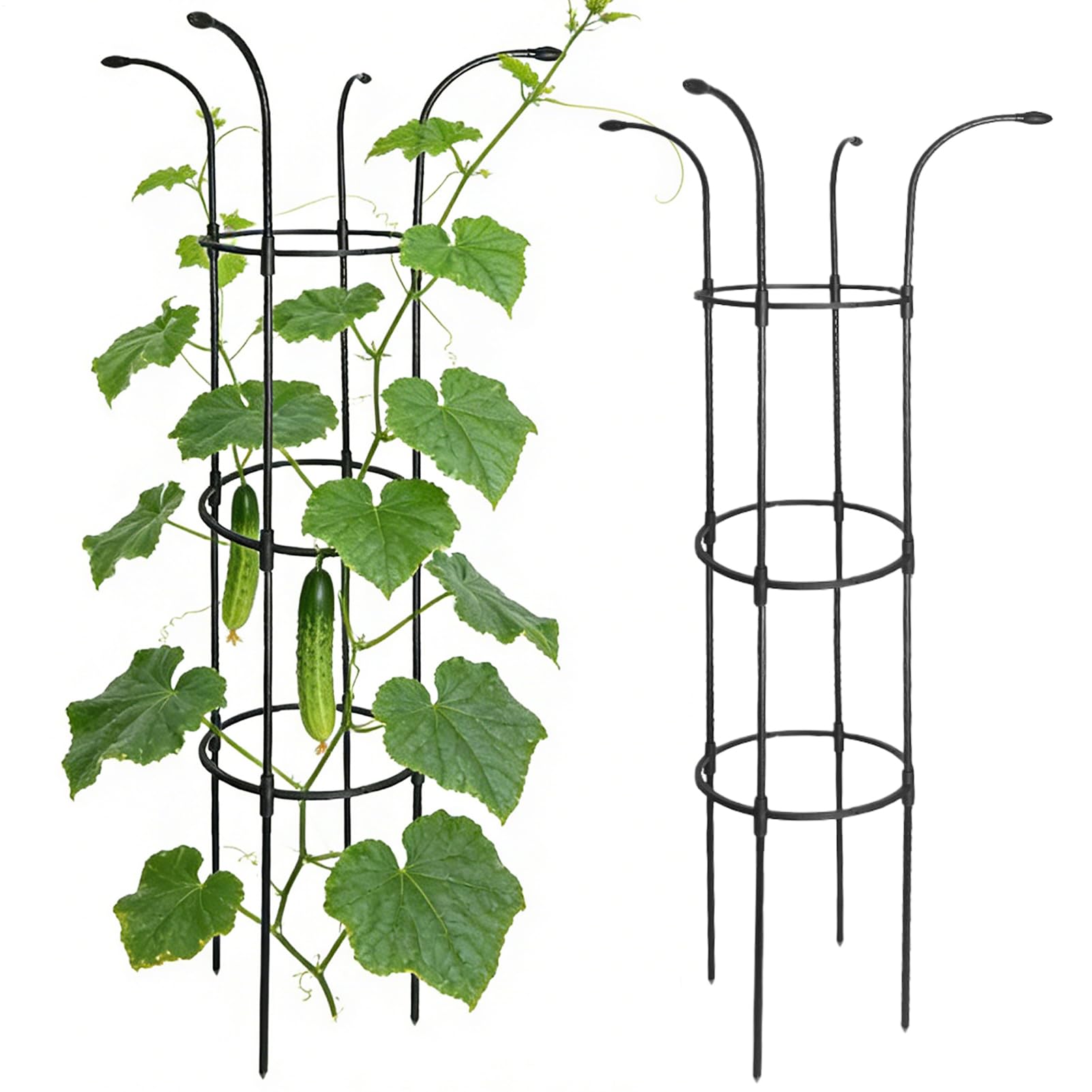 Plant Trellis Outdoor - Stable Decorative Vine Supports,Outdoor Flower Support Cage - for Vine Rose Clematis Vegetable Cucumber Hydrangeas Jasmine Pothos