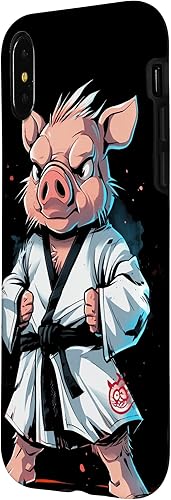 Miniatura 8 de iPhone 12 mini Karate Pig Taekwondo Martial Arts Fighter Case