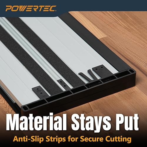 Miniatura 60 de POWERTEC 71411 60" Track Saw Guide Rail Bag for Festool, Makita, and DEWALT, W/Dual-Sided Padding for Secure Rail Placement