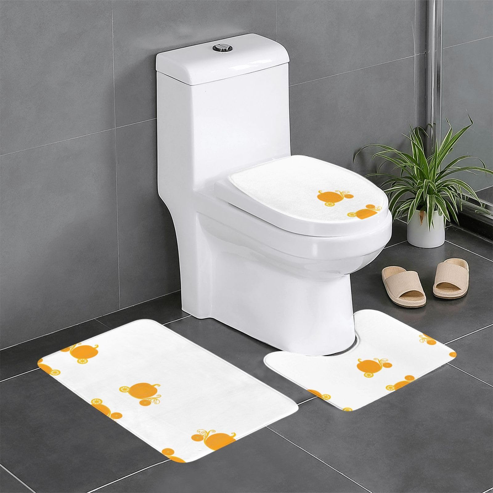 Tapis de salle de bain antidérapants pour une ambiance automnale chic
