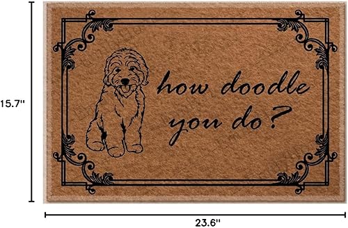 Miniatura 9 de ZUYOENCO Tapete para puerta delantera, entrada interior, Hold On Let Me Put On My Leg - Alfombra de entrada para interiores y entradas, tapete