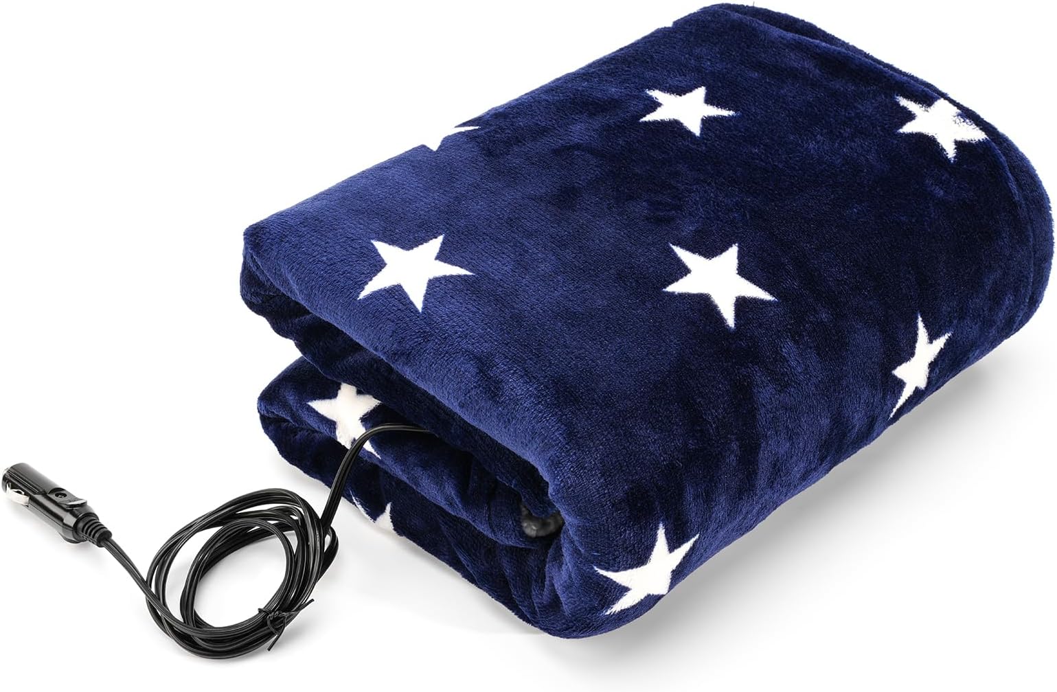 Electric Car Blanket 12V 58 x 43 Inch Travel Heated Fleece