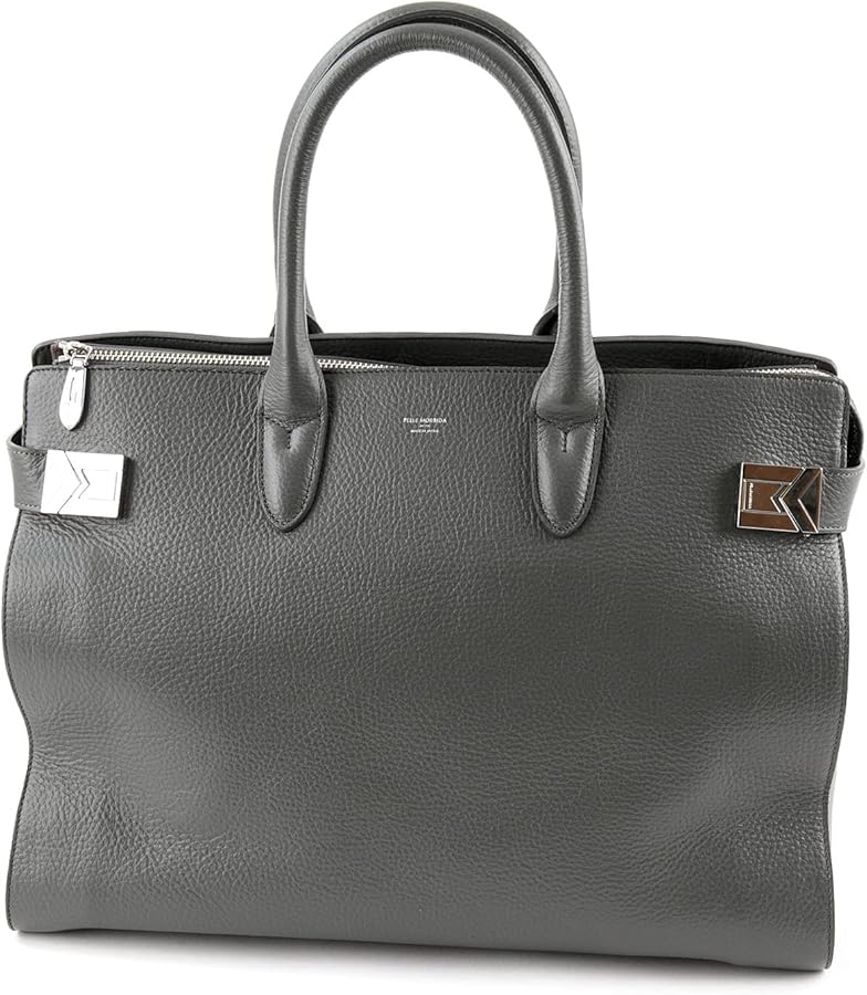 PELLE MORBIDA 本革ボストンバッグ PM-MB068 Amazon | [ペッレ モルビダ] ボストンバッグ チャコールグレー MB068
