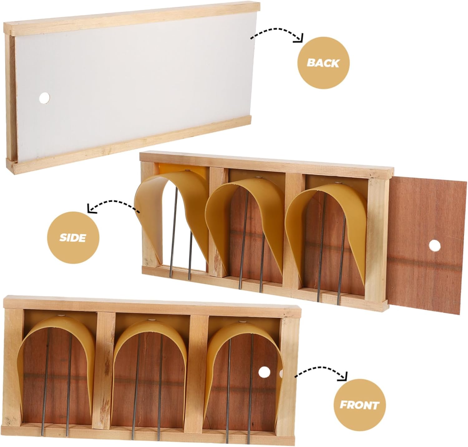 Elegant Pigeon Door with Wood Entrance Easy Installation Bird Cage Accessory for Stylish European Design User-Friendly Pigeon Cage Entrance for Everyday Use and Racing Activities