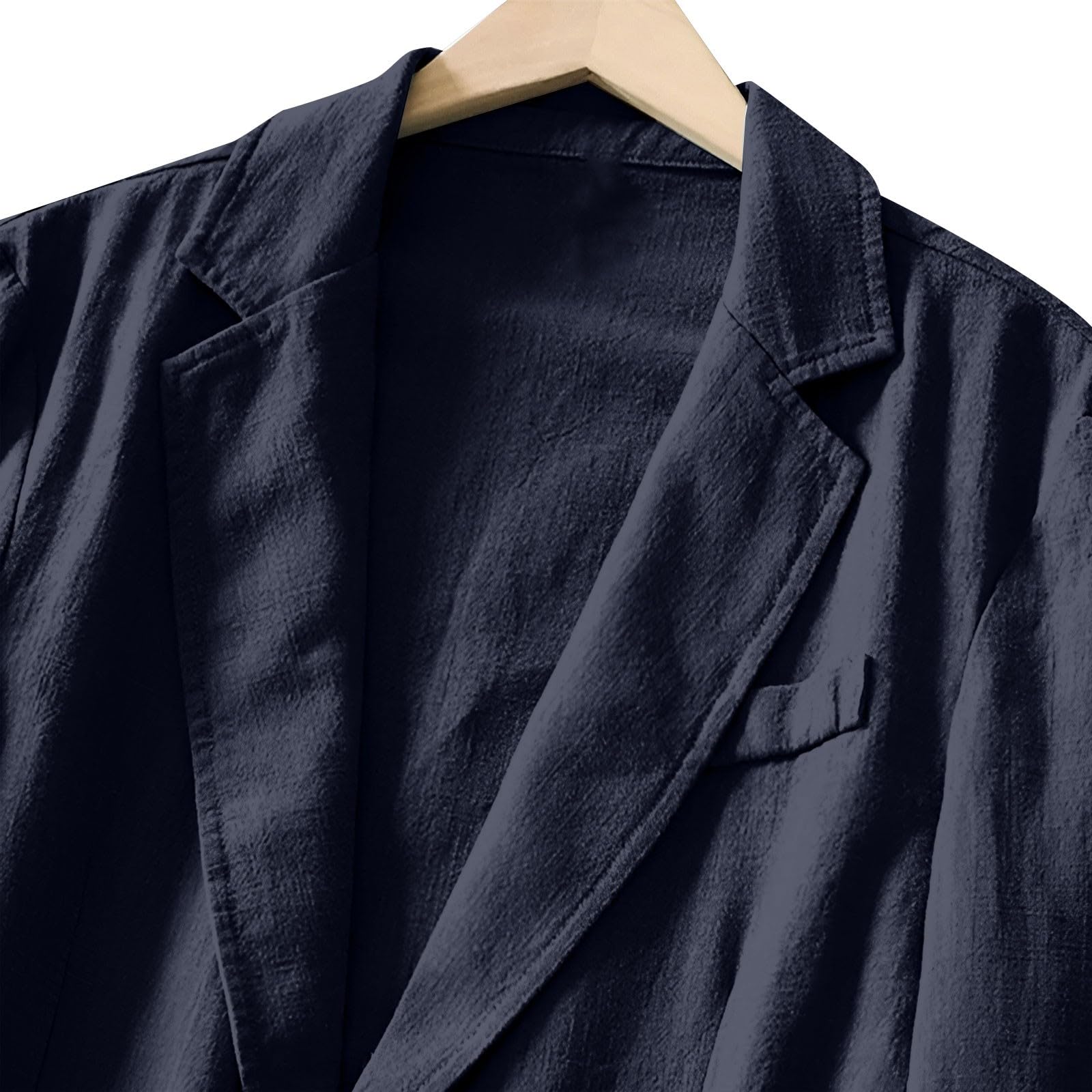 Giacca da mezza stagione da uomo, leggera, blazer da uomo, sportiva, in lino, traspirante, per il tempo libero, blazer, cardigan, alla moda, con bottoni, top casual, senza cappuccio