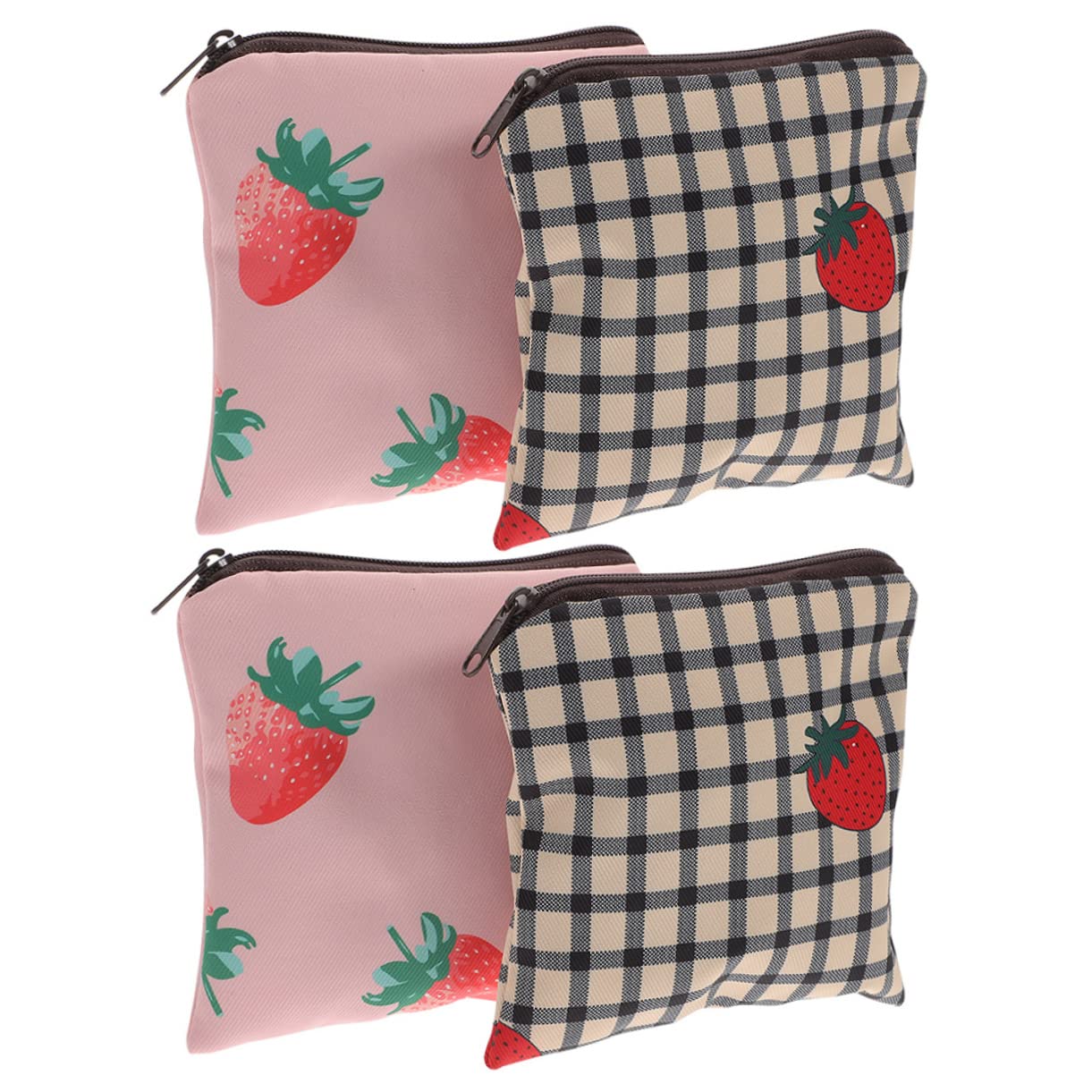 FRCOLOR 16 Stk Aufbewahrungsbeutel Für Damenbinden Süße Handtaschen Münzwechseltaschen Mini-nasstasche Mädchen Handtasche Behälter Für Menstruationspads Tragbare Periodentasche Polyester