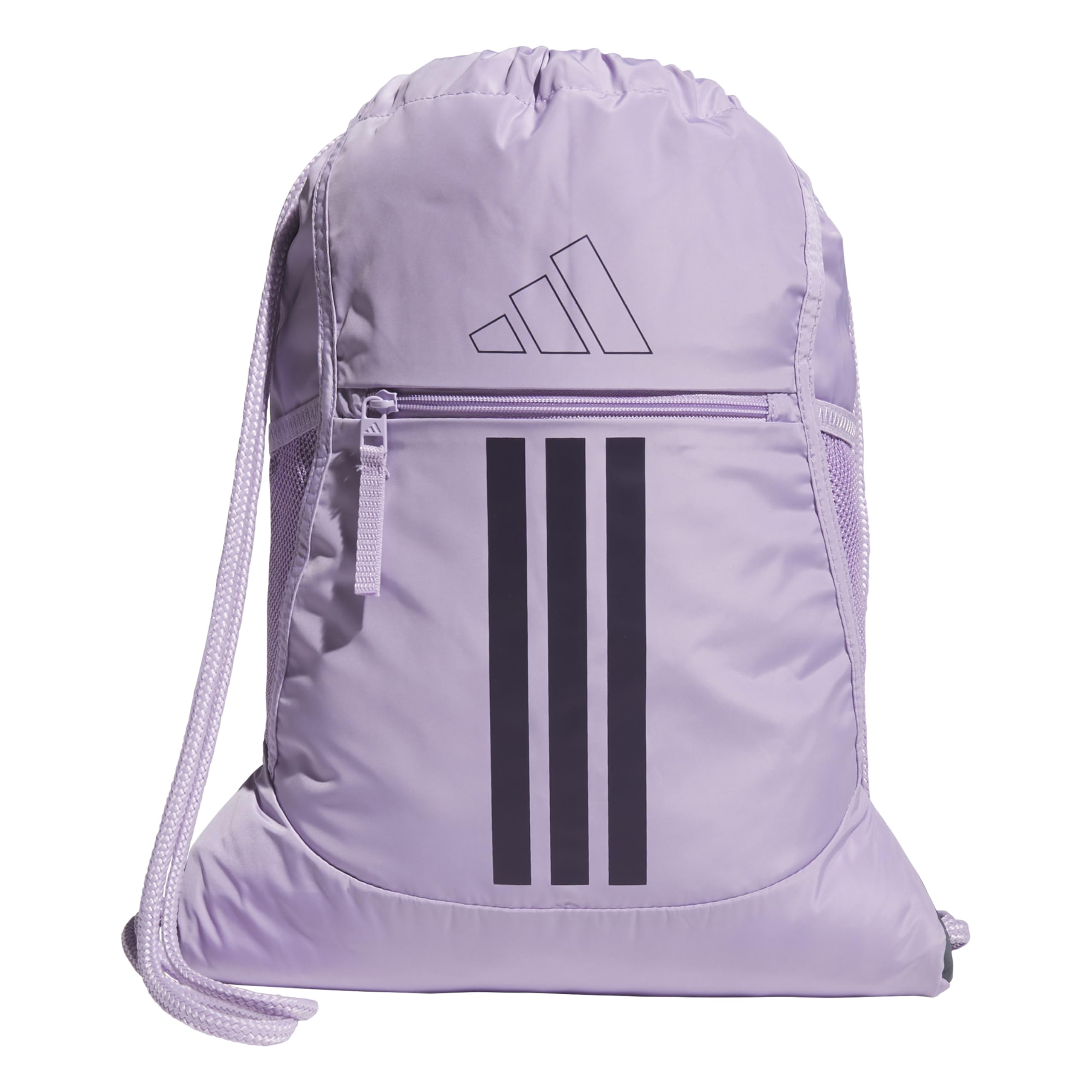 adidas Alliance Sackpack – Drawstring Backpack Small Bag for Men and Women, Powder Plum Purple/Aurora Plum Purple/3, One Size, Alliance Sackpack – Drawstring Backpack Small Bag for Men and Women — image 1