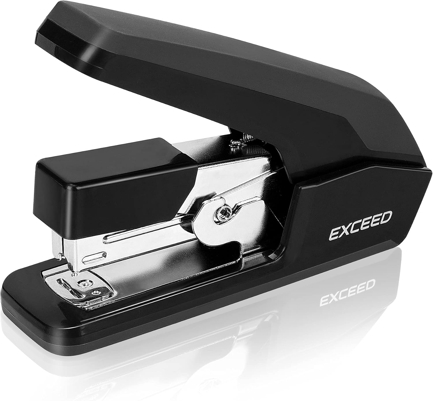 Deli Effortless Stapler, Desktop Staplers, 25 Sheet Capacity, One Finger Touch