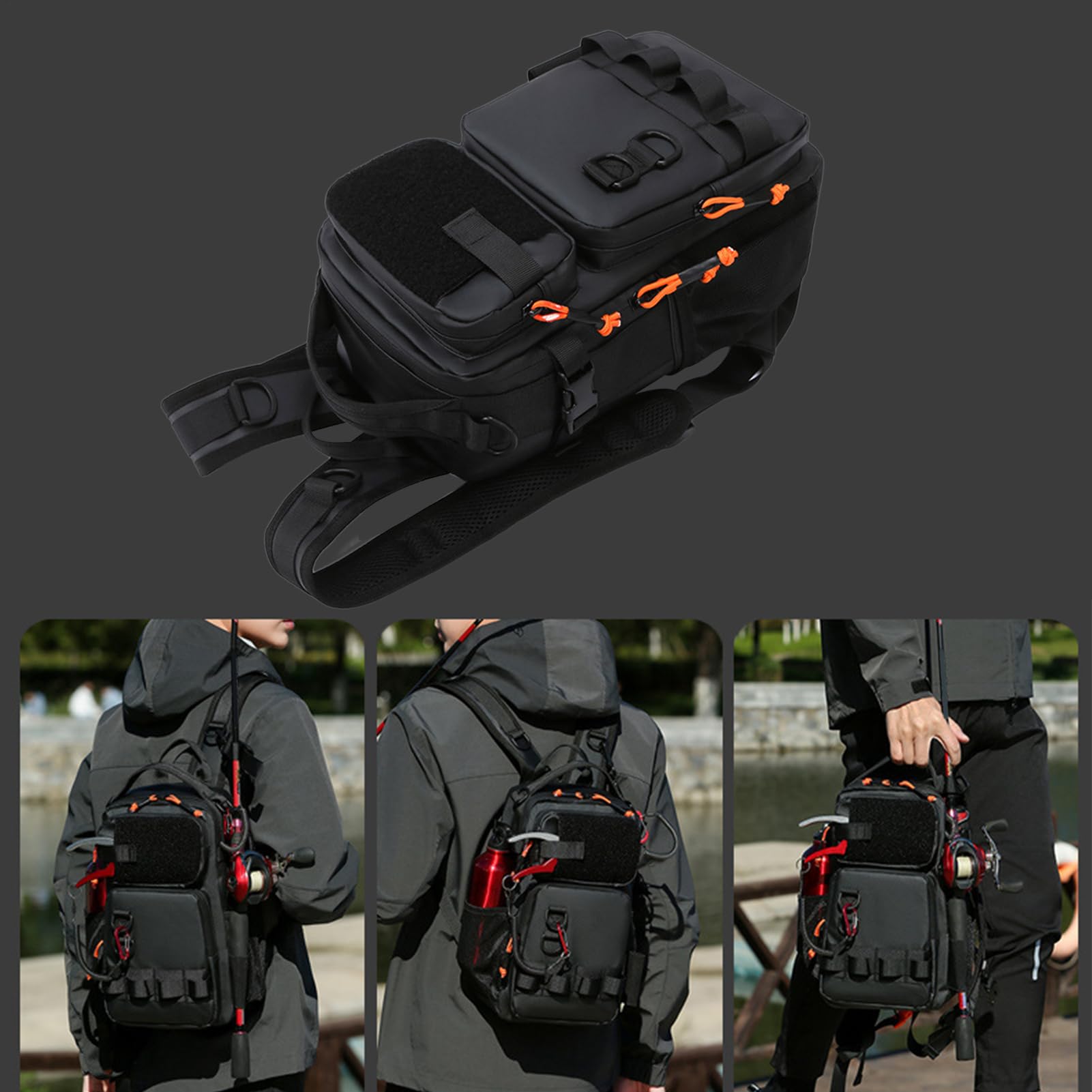 Mochila de Pesca Impermeable Equipamiento de Exteriores