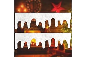 2 Pack Christmas Snow Blanket Table Runner