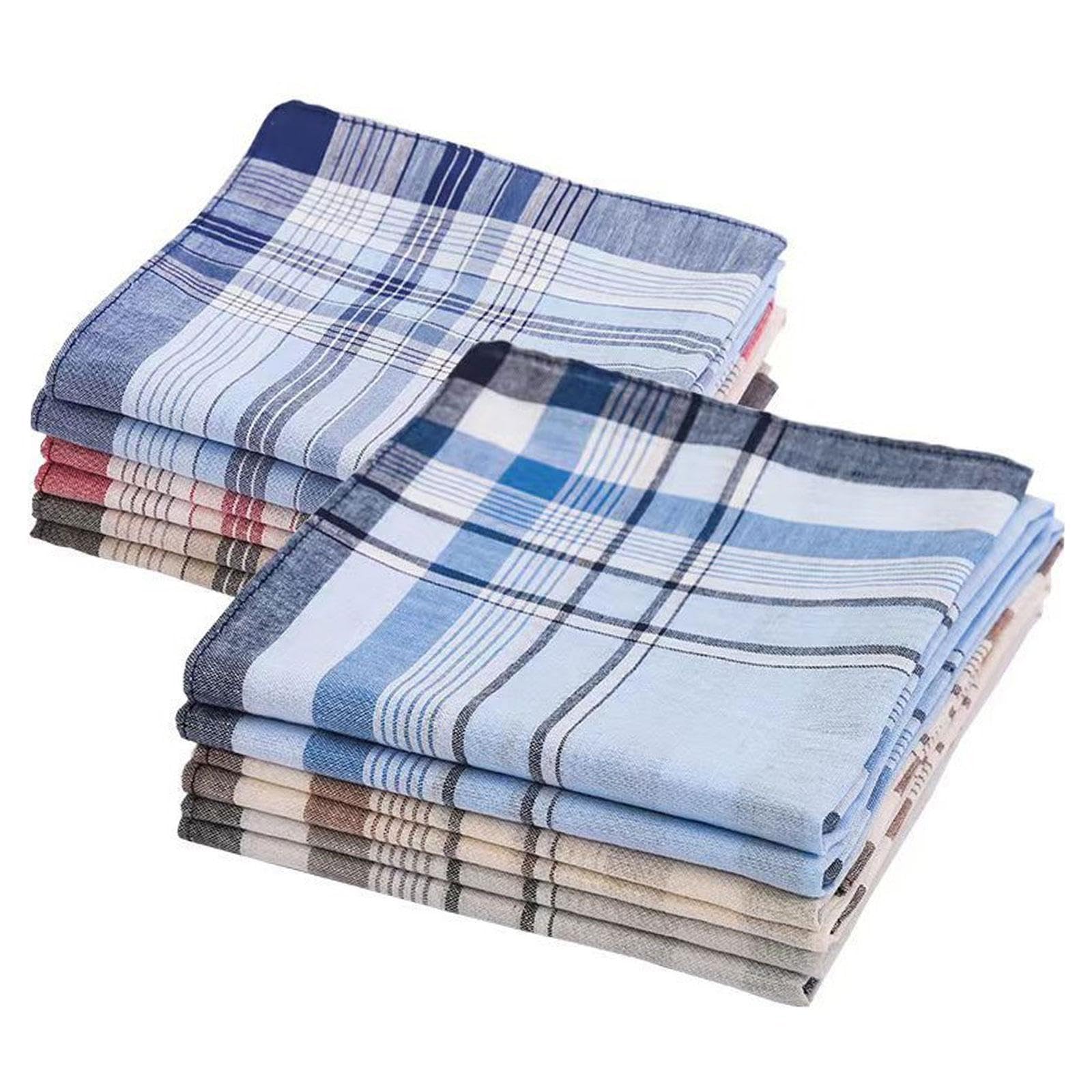 merishopp MERISHOPP®12Pcs Cotton Men's Handkerchiefs Gifts 40cm Kerchiefs for Prom Birthday Suit|Clothing Shoes & Accessories|Mens Accessories|Handkerchiefs-picture-0