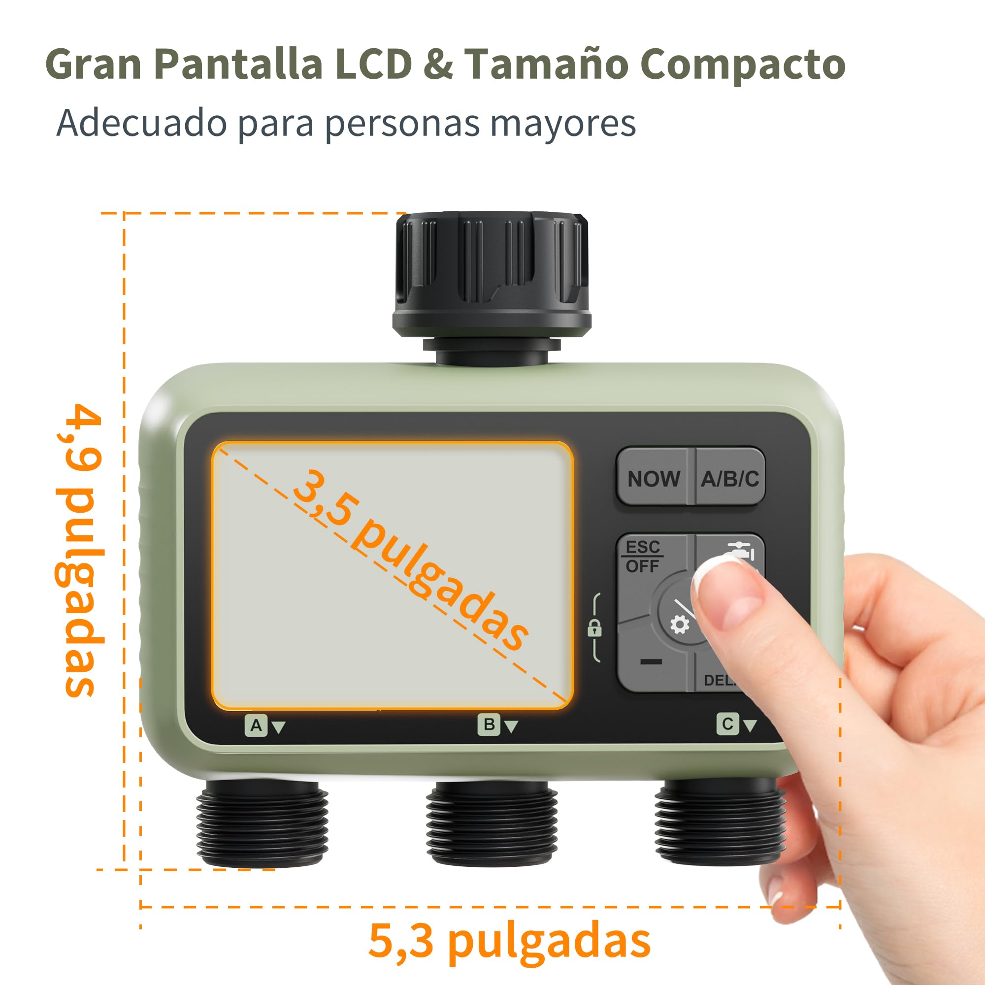 Rega Automatica Programador De Riego Salidas Temporizador