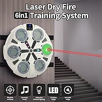 Vista 3 de 3rd Dry Fire Training System,Portable Glass Fiber Digital Laser Target Compatible with Laser Strike System Most of Training Cartridges 9mm/22lr for