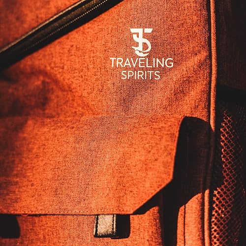 Miniatura 4 de Traveling Spirits Portador de vino aislado  Bolsa de viaje de vino de 2 a 3 botellas con vasos de vino de acero inoxidable  Bolsa enfriadora de vino