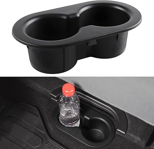 Portavasos de asiento trasero compatible con Dodge Ram 1500 2500 3500 4500 y Dodge Dokata 2002-2017, portavasos de doble bebida de repuesto #