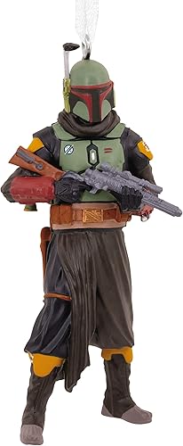 Hallmark Star Wars The Book of Boba Fett Adorno de Navidad, May the 4th Be With You Hallmark Star Wars The Book of Boba Fett Adorno de Navidad, May the 4th Be With You
