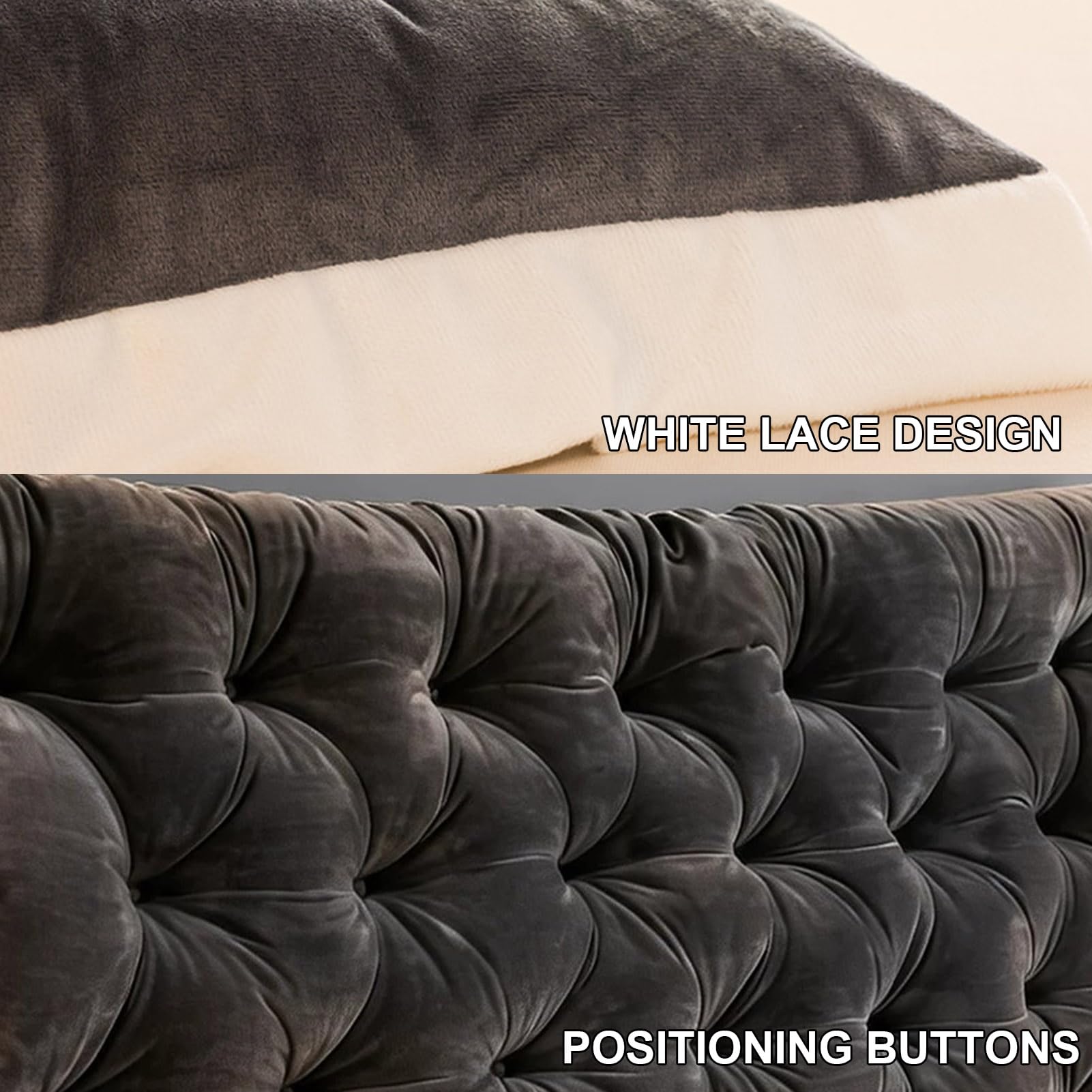 Cuscino Testata Letto Rettangolare,Grande Cuneo Divano Letto con Rullo | Schienale Da Lettura Imbottito in Cotone PP,Cuscino Di Supporto Lombare, Letto Imbottito Con Fascia Elastica