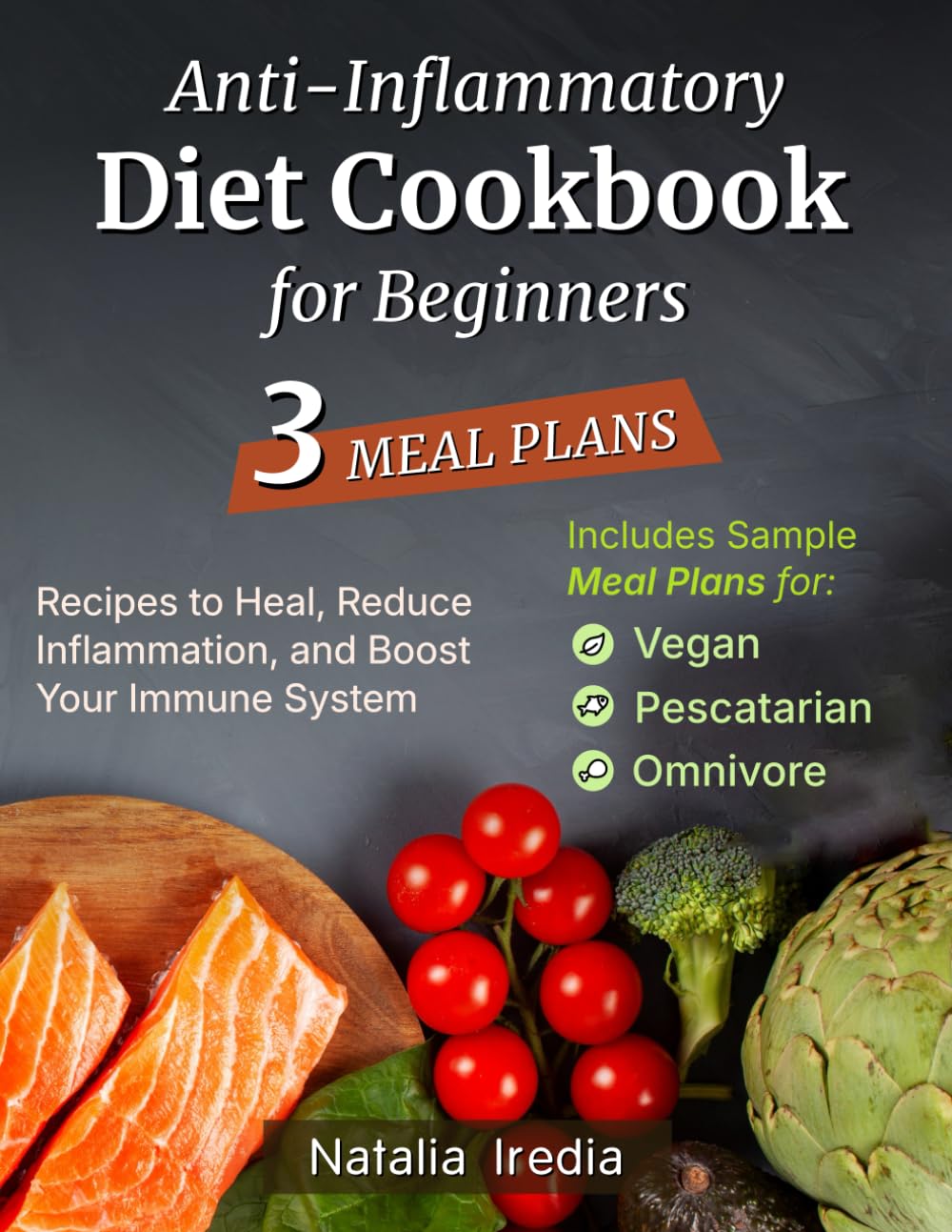 Anti-Inflammatory Diet Cookbook for Beginners: Recipes to Heal, Reduce Inflammation, and Boost Your Immune System. Includes Sample Meal Plans for Vegan, Pescatarian, and Omnivore Diets