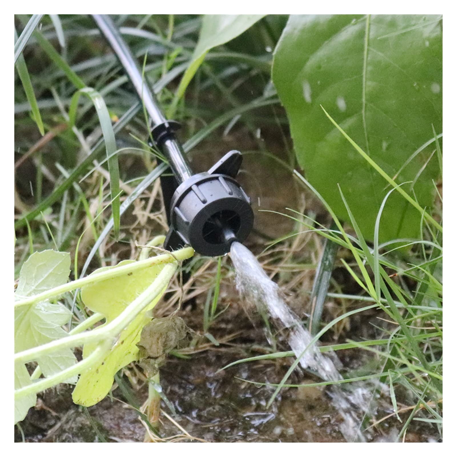 Serra Micro irrigazione a Goccia 100pcs Regolabile Dripper a Flusso 4L / 8L Dripper di compensazione Pressione Dripper agricolo (Color : 4L)