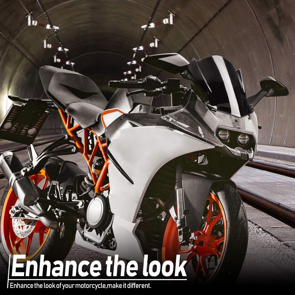 Amazon | Lorababerバイクスポーツフロントフェアリングフロントガラス