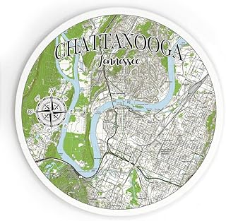 Chattanooga TN | 3.5 Inch Wood Magnet Keepsake/Souvenir | High Definition Ink Printed On a Wood Magnet | Perfect Gift for that Perfect Person