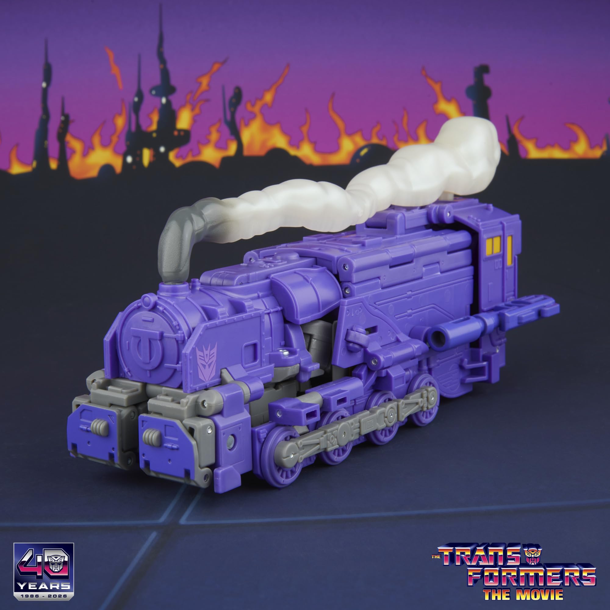 Astrotrain klasy Leader z kolekcji Transformers Studio Series z filmu "The Transformers: The Movie", 17-centymetrowa przekształcająca się figurka, zabawkowe roboty dla dzieci w wieku od 8 lat | Transformers Studio Series 20.3 cm figurka klasy lidera (2026