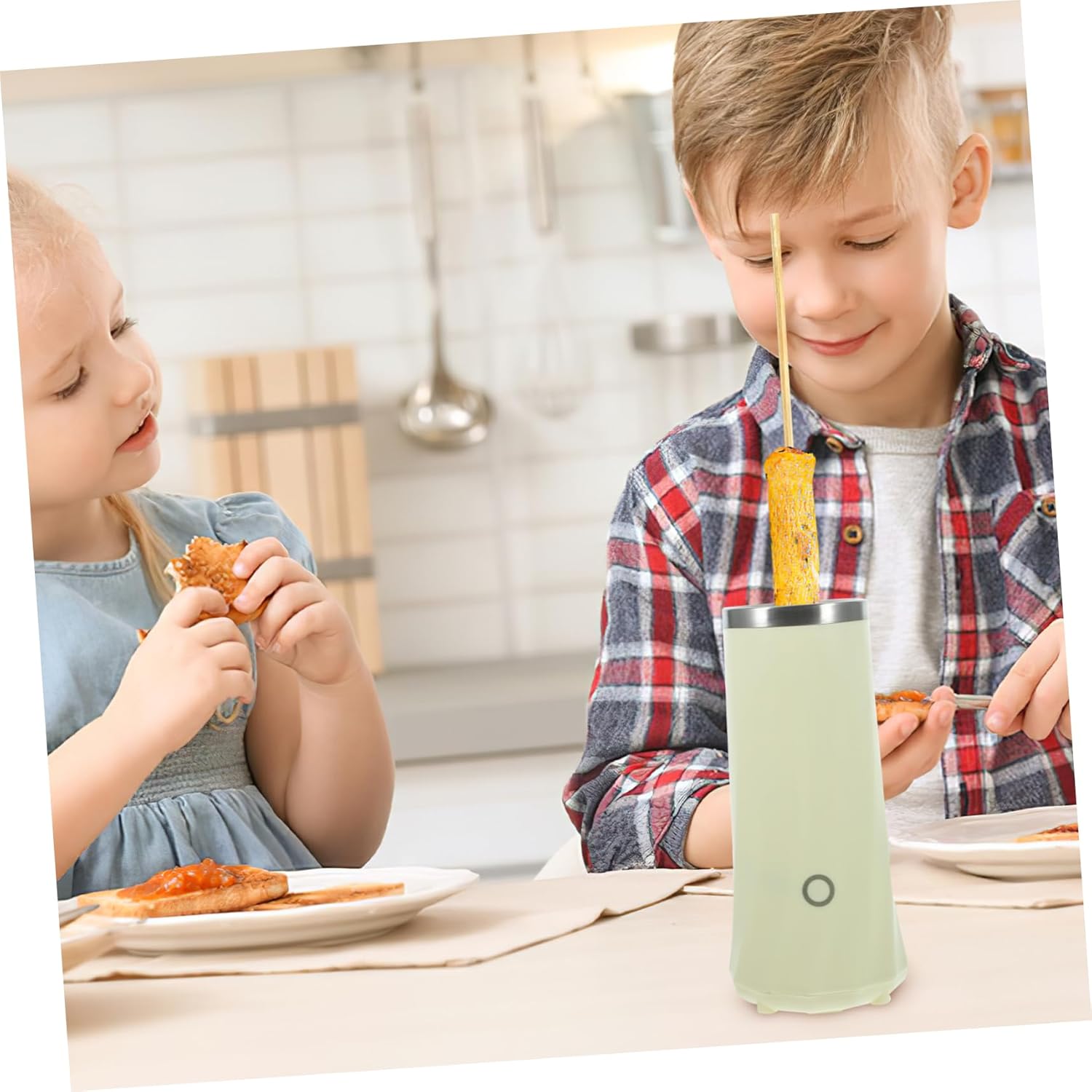 Garneck Automatic Electric Sausage Roll Maker Compact Breakfast Machine for Versatile Egg and Sausage Roll Maker Mini Kitchen Appliance for Quick Meals for Busy Mornings