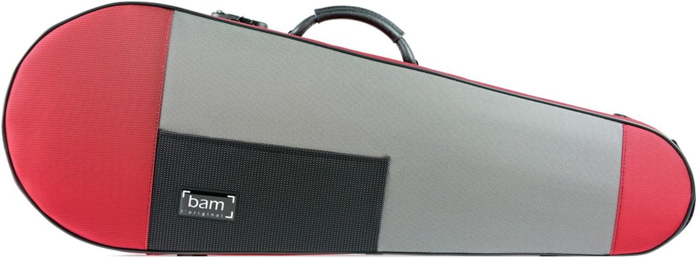 Bam France Stylus Contoured Viola Case, Black